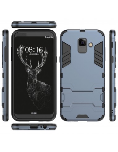 Coque antichoc Galaxy A6 2018 Hybride Bleu