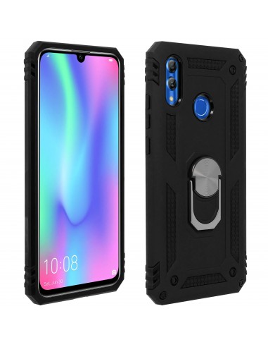 Coque antichoc P Smart 2019 et Honor 10 Lite XSSIVE avec anneau metallique Noir