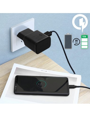 Adaptateur Samsung Origine Charge Rapide (Fast charge) Noir