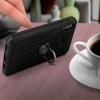 Coque antichoc Galaxy M20 XSSIVE avec anneau metallique Noir