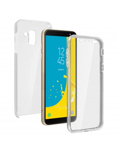 Coque intégrale en silicone Samsung Galaxy J6 Plus et J6 Prime