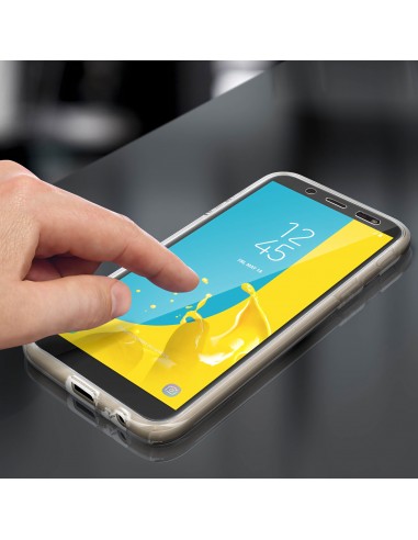 Coque intégrale en silicone Samsung Galaxy J6 Plus et J6 Prime