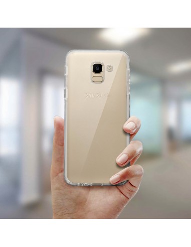 Coque intégrale en silicone Samsung Galaxy J6 Plus et J6 Prime