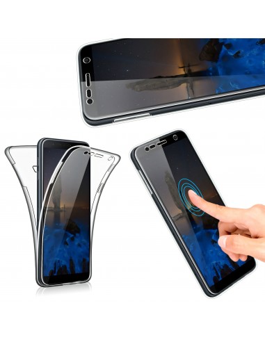 Coque intégrale en silicone Samsung Galaxy J4 Plus et J4 Prime