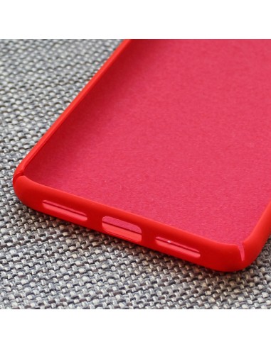 Coque silicone iPhone 11 Semi rigide avec finition Cool Touch Rouge
