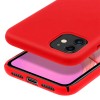 Coque silicone iPhone 11 Semi rigide avec finition Cool Touch Rouge