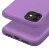 Coque silicone iPhone 11 Semi rigide avec finition Cool Touch Violet