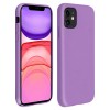 Coque silicone iPhone 11 Semi rigide avec finition Cool Touch Violet