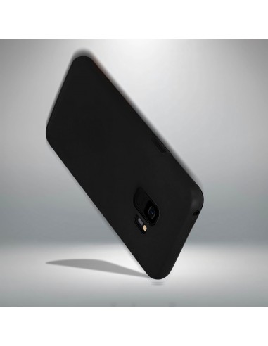 Coque intégrale en silicone Samsung Galaxy S9 Noir