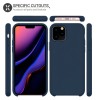Coque silicone iPhone 11 Pro Max Semi rigide avec finition Cool Touch Bleu
