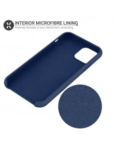 Coque silicone iPhone 11 Pro Max Semi rigide avec finition Cool Touch Bleu