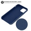 Coque silicone iPhone 11 Pro Max Semi rigide avec finition Cool Touch Bleu
