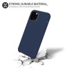 Coque silicone iPhone 11 Pro Max Semi rigide avec finition Cool Touch Bleu