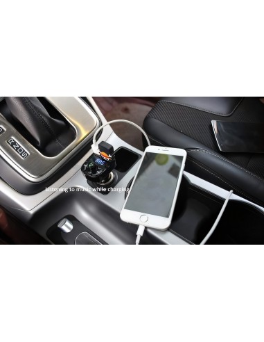 Kit Main libre bluetooth voiture fonction charge - All4iphone