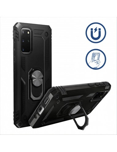 Coque antichoc Galaxy S20 Plus avec anneau magnétique XSSIVE Noir