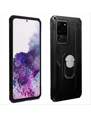 Coque antichoc Galaxy S20 Ultra avec anneau magnétique XSSIVE Noir
