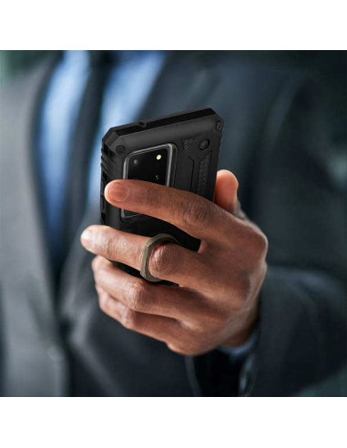 Coque antichoc Galaxy S20 Ultra avec anneau magnétique XSSIVE Noir