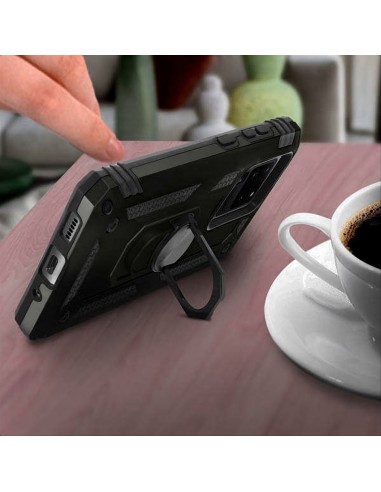 Coque antichoc Galaxy S20 Ultra avec anneau magnétique XSSIVE Noir