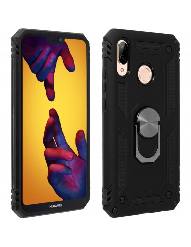 Coque antichoc Huawei P20 Lite 2019 et Nova 5i avec anneau magnétique XSSIVE Noir