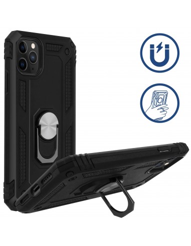 Coque antichoc iPhone 11 Pro avec anneau magnétique XSSIVE Noir