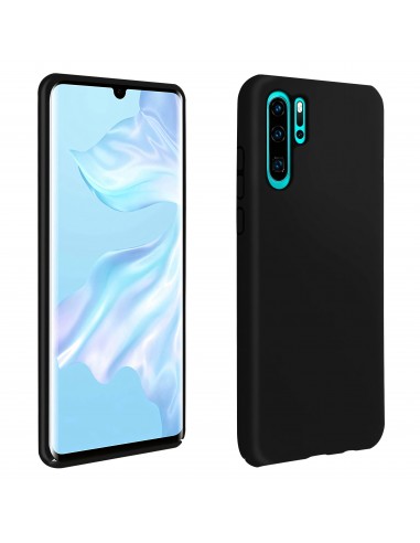 Coque silicone P30 Pro Semi rigide avec finition Cool Touch Noir