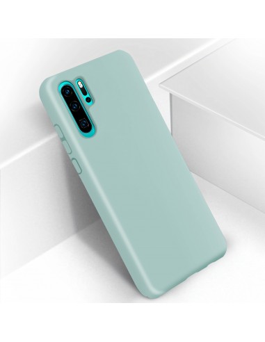 Coque silicone P30 Pro Semi rigide avec finition Cool Touch Vert
