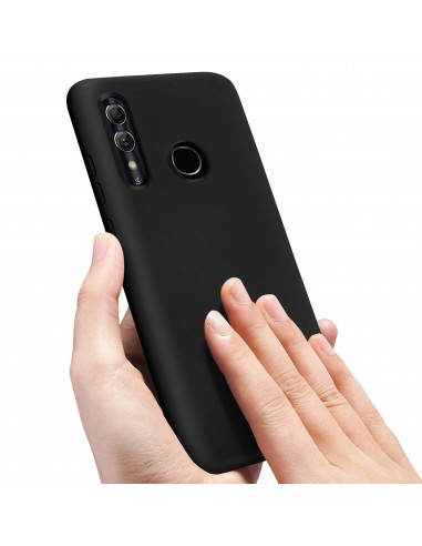 Coque silicone P Smart 2019 Semi rigide avec finition Cool Touch Noir