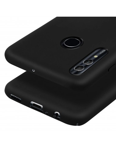 Coque silicone P Smart 2019 Semi rigide avec finition Cool Touch Noir