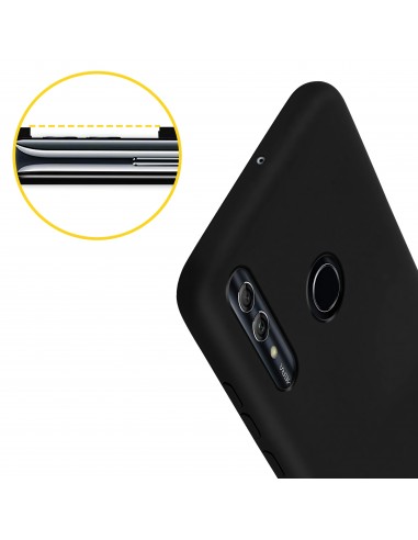 Coque silicone P Smart 2019 Semi rigide avec finition Cool Touch Noir