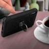 Coque antichoc Galaxy M20 XSSIVE avec anneau metallique Noir