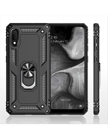 Coque antichoc Galaxy A80 et Galaxy A90 XSSIVE avec anneau metallique Noir