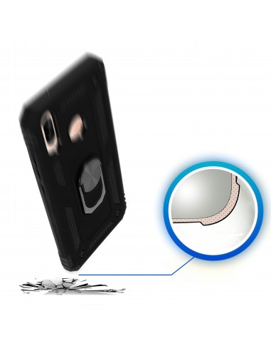 Coque antichoc P20 Lite 2019 et Nova 5i XSSIVE avec anneau metallique Noir