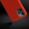 Coque silicone iPhone 11 Pro Max Semi rigide avec finition Cool Touch Rouge