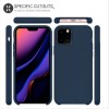 Coque silicone iPhone 11 Pro Max Semi rigide avec finition Cool Touch Bleu