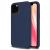 Coque silicone iPhone 11 Pro Max Semi rigide avec finition Cool Touch Bleu