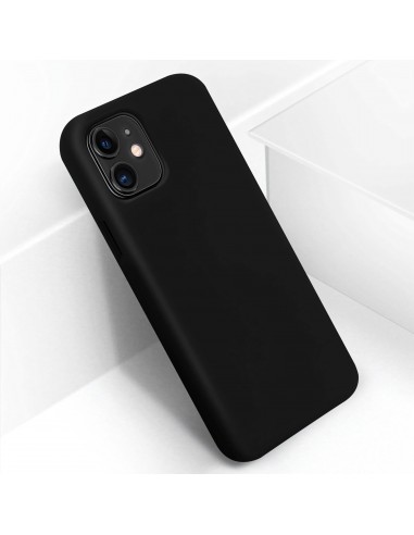 Coque silicone iPhone 11 Semi rigide avec finition Cool Touch Noir