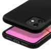 Coque silicone iPhone 11 Semi rigide avec finition Cool Touch Noir