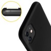 Coque silicone iPhone 11 Semi rigide avec finition Cool Touch Noir