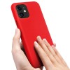 Coque silicone iPhone 11 Semi rigide avec finition Cool Touch Rouge