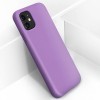 Coque silicone iPhone 11 Semi rigide avec finition Cool Touch Violet