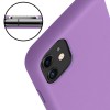 Coque silicone iPhone 11 Semi rigide avec finition Cool Touch Violet