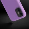 Coque silicone iPhone 11 Semi rigide avec finition Cool Touch Violet