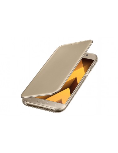 Étui Galaxy A5 2017 clear view cover Or EF-ZA510