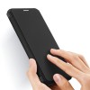 Etui de protection renforcé iPhone 12 Mini avec coque silicone intégrée et rangement carte - Noir
