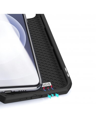 Etui de protection renforcé iPhone 12 Mini avec coque silicone intégrée et rangement carte - Noir