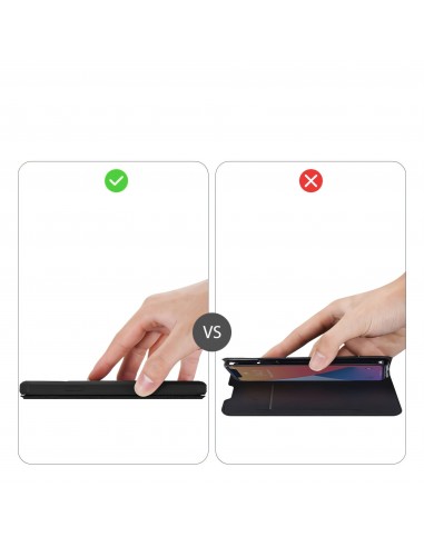 Etui de protection renforcé iPhone 12 Pro Max avec coque silicone intégrée et rangement carte - Noir