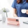 Etui de protection renforcé iPhone 12 Pro Max avec coque silicone intégrée et rangement carte - Rose