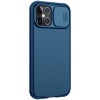 Coque antichoc iPhone 12 Pro Max avec protection camera coulissant NILLKIN - Bleu