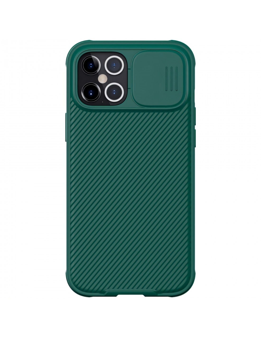 Coque antichoc iPhone 12 Pro Max protection camera NILLKIN - Vert