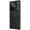 Coque antichoc Galaxy S21 Ultra avec protection camera coulissant NILLKIN - Noir